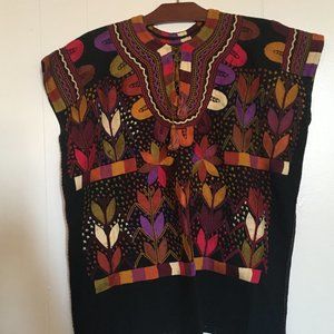 Black Artisanal Blouse